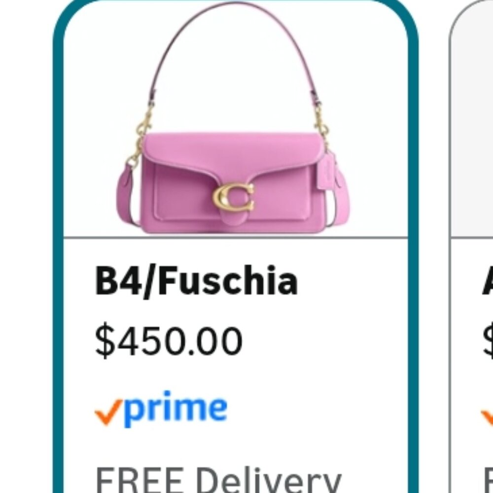 Coach tabby 26 brand new with tags pink,  fucshia - Picture 3 of 6